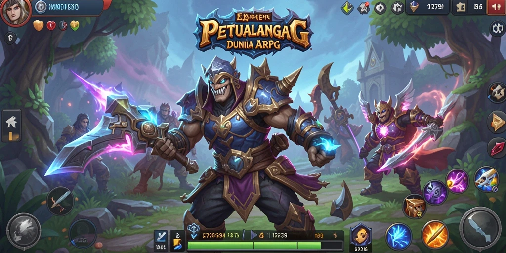 Menampilkan aksi bertarung epik dalam dunia ARPG yang mengesankan.