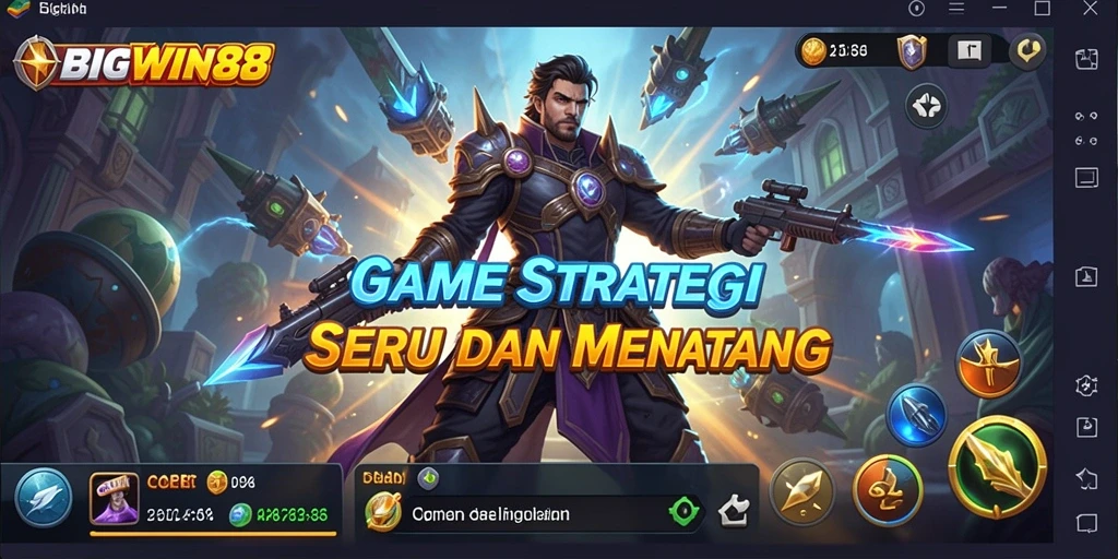 Tampilan gameplay <strong>BIGWIN88</strong> yang seru dan penuh tantangan.