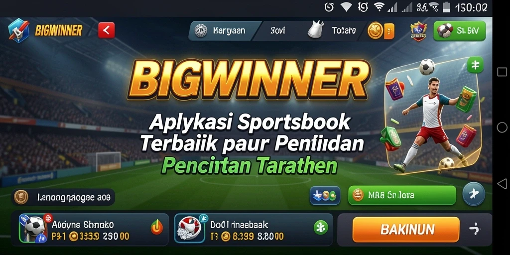Tampilan menarik dari gameplay Sportsbook di BIGWINNER.