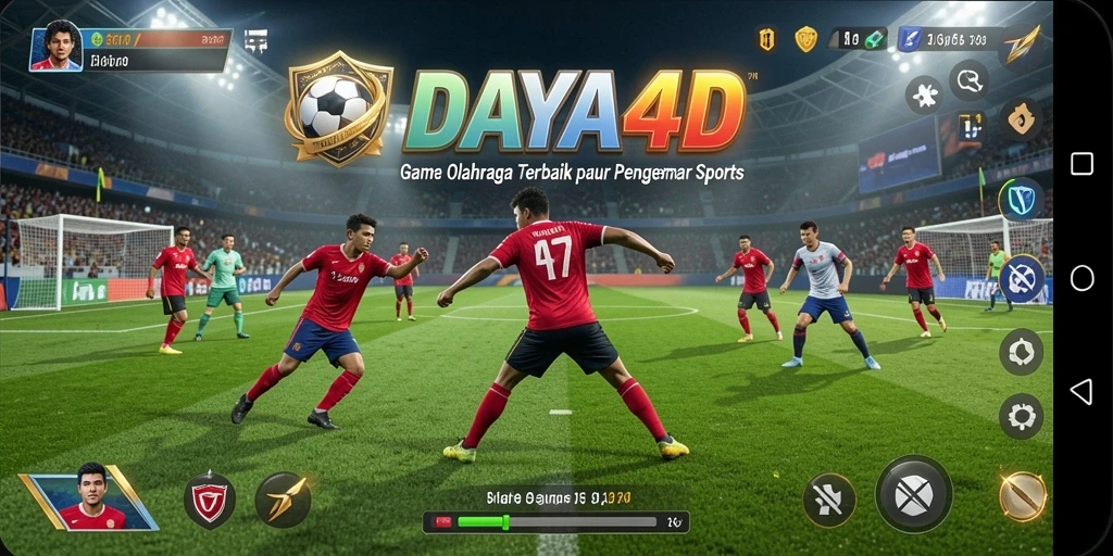 Tampilan gameplay menarik dari DAYA4D, penuh aksi olahraga.