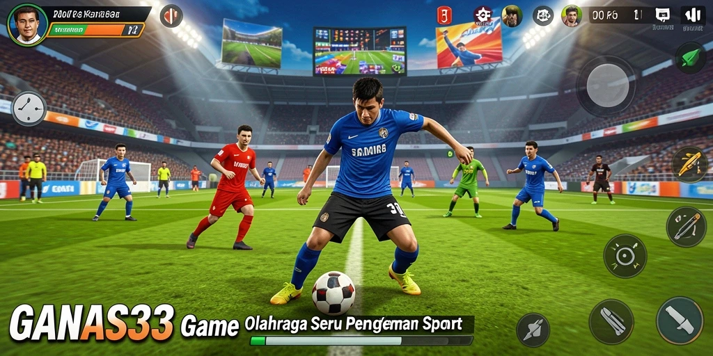 Screenshot gameplay GANAS33 yang menarik dan penuh aksi olahraga.