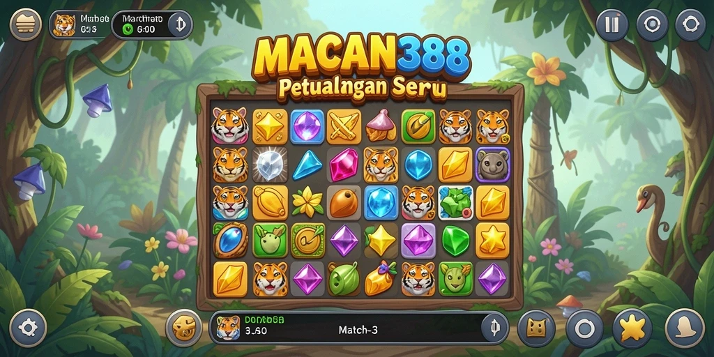 Gameplay MACAN388 yang penuh warna dan menantang.