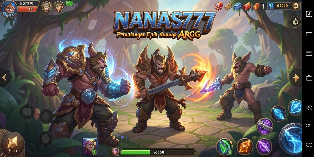 Tampilan gameplay NANAS777 yang seru dan penuh aksi.
