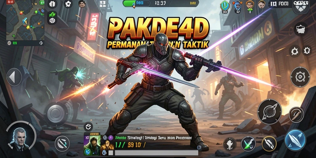 Tampilan permainan strategi yang memukau dalam PAKDE4D.