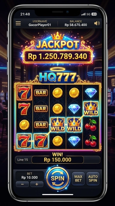 Proses pengunduhan cepat dan mudah di hq777.
